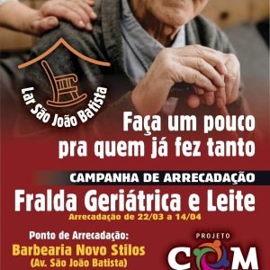 Informativo de coleta de doações